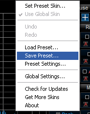 Step 06 - Save the current preset